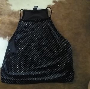 Forever 21 sequin crop top